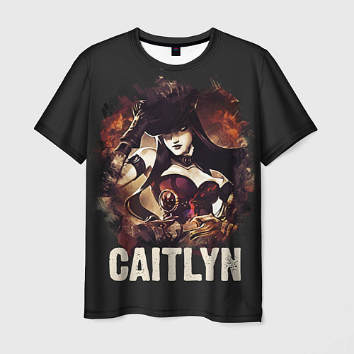 Мужская футболка Caitlyn / 3D-принт – фото 1