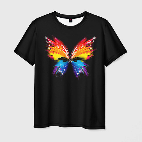 Мужская футболка Бабочка / 3D-принт – фото 1