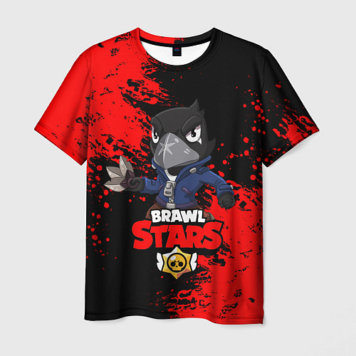 Мужская футболка Brawl Stars Crow / 3D-принт – фото 1