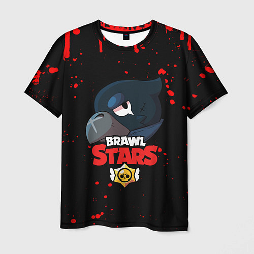 Мужская футболка BRAWL STARS CROW / 3D-принт – фото 1