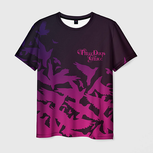 Мужская футболка Three Days Grace / 3D-принт – фото 1