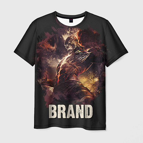 Мужская футболка Brand / 3D-принт – фото 1