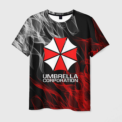 Мужская футболка UMBRELLA CORP / 3D-принт – фото 1