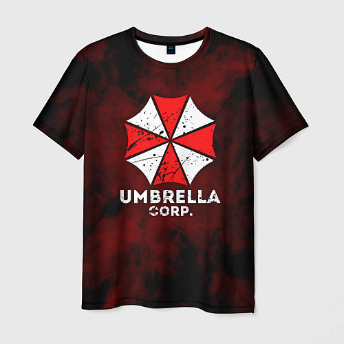 Мужская футболка UMBRELLA CORP / 3D-принт – фото 1