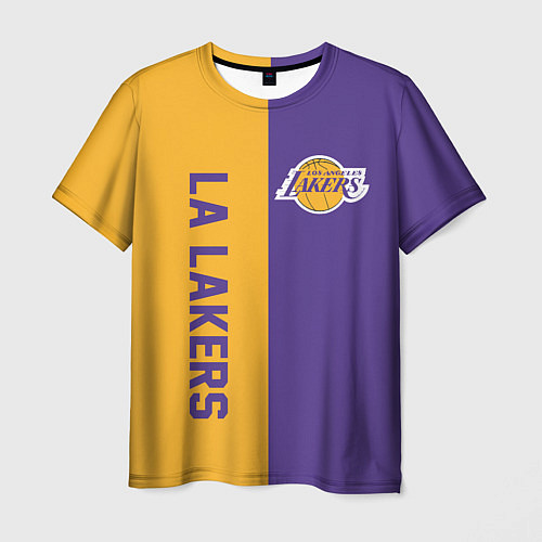 Мужская футболка LA LAKERS / 3D-принт – фото 1