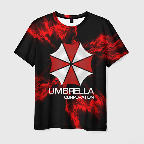 Мужская футболка UMBRELLA CORP / 3D-принт – фото 1