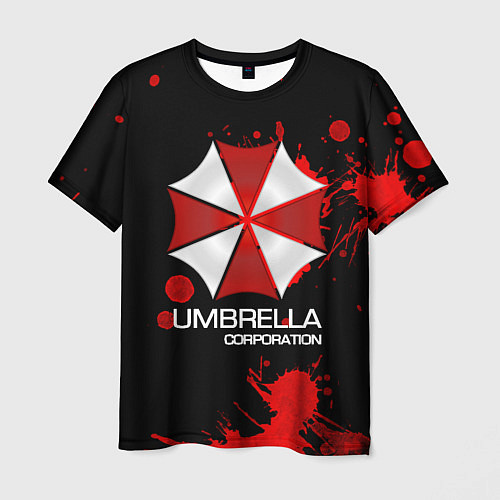 Мужская футболка UMBRELLA CORP / 3D-принт – фото 1