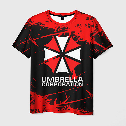 Мужская футболка UMBRELLA CORPORATION / 3D-принт – фото 1