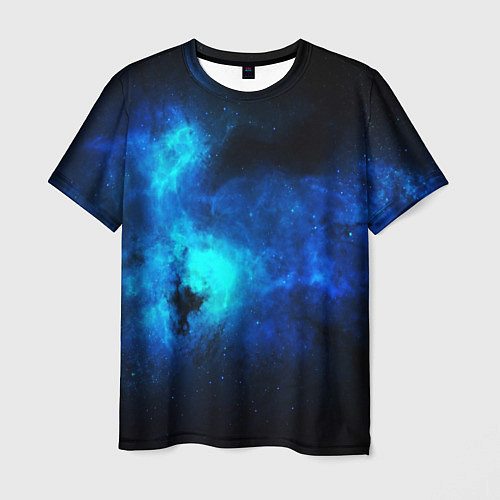 Мужская футболка КОСМОС STAR / 3D-принт – фото 1