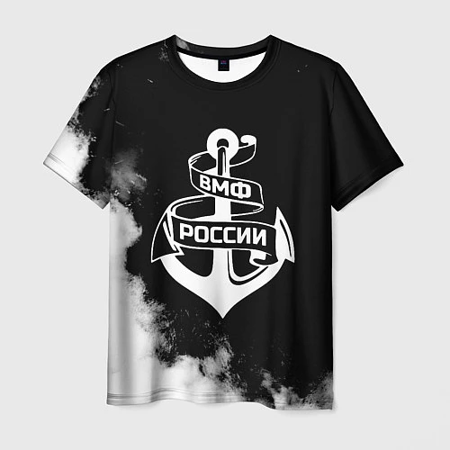 Мужская футболка ВМФ России / 3D-принт – фото 1