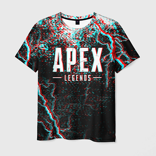 Мужская футболка APEX LEGENDS GLITCH / 3D-принт – фото 1