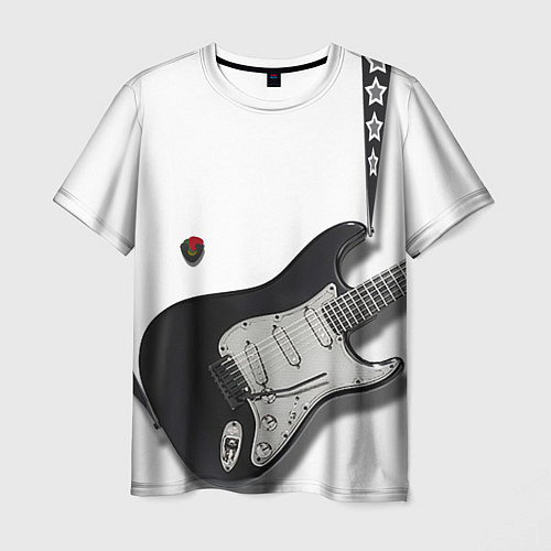 Мужская футболка Гитара / 3D-принт – фото 1