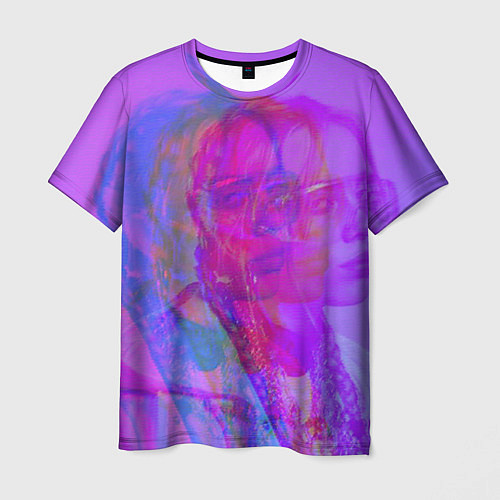 Мужская футболка Billie Glitch Пастель / 3D-принт – фото 1