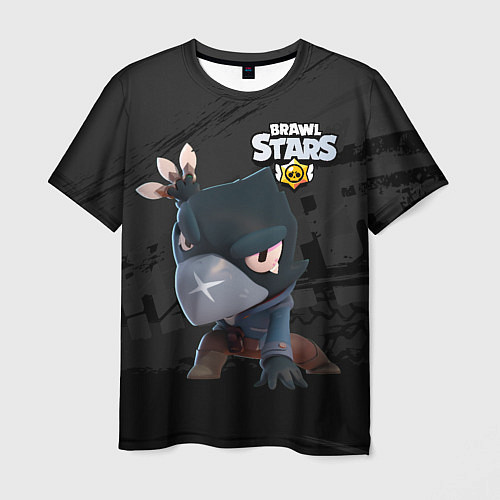 Мужская футболка Brawl Stars Crow Ворон / 3D-принт – фото 1