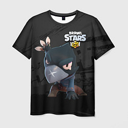 Футболка мужская Brawl Stars Crow Ворон, цвет: 3D-принт