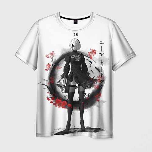 Мужская футболка 2B Ink Sakura dawn / 3D-принт – фото 1