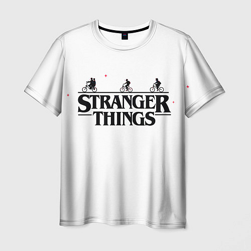 Мужская футболка STRANGER THINGS / 3D-принт – фото 1