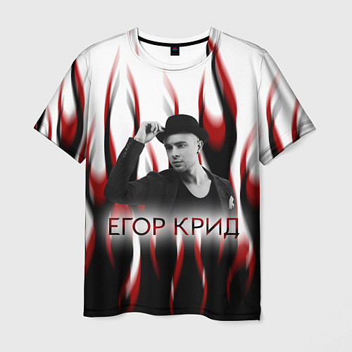 Мужская футболка Егор Крид / 3D-принт – фото 1