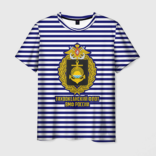 Мужская футболка Тихоокеанский флот ВМФ России / 3D-принт – фото 1