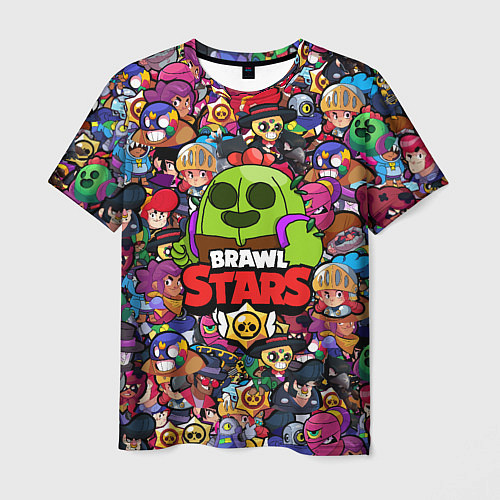 Мужская футболка BRAWL STARS:SPIKE / 3D-принт – фото 1