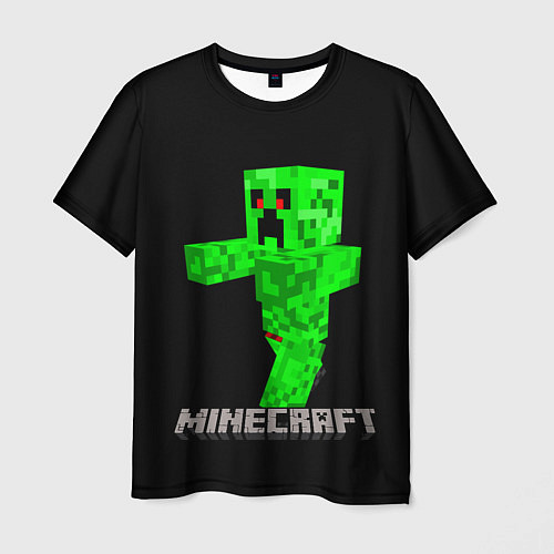 Мужская футболка MINECRAFT CREEPER / 3D-принт – фото 1