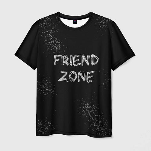 Мужская футболка FRIEND ZONE / 3D-принт – фото 1