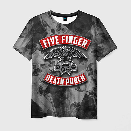 Мужская футболка Five Finger Death Punch / 3D-принт – фото 1