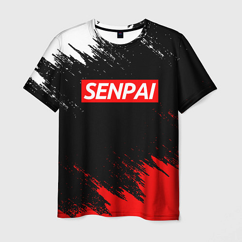 Мужская футболка SENPAI / 3D-принт – фото 1