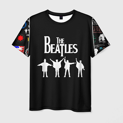 Мужская футболка Beatles / 3D-принт – фото 1