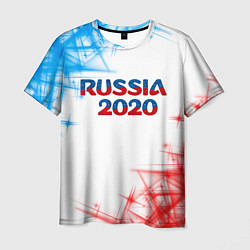 Футболка мужская Россия, цвет: 3D-принт