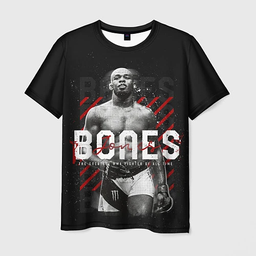 Мужская футболка Bones Jones / 3D-принт – фото 1