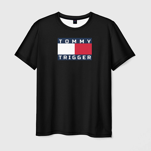 Мужская футболка Tommy Hilfiger, tommy trigger / 3D-принт – фото 1
