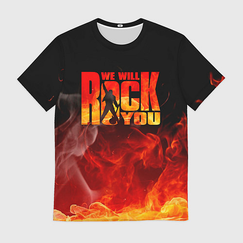 Мужская футболка Queen - We Will Rock You / 3D-принт – фото 1