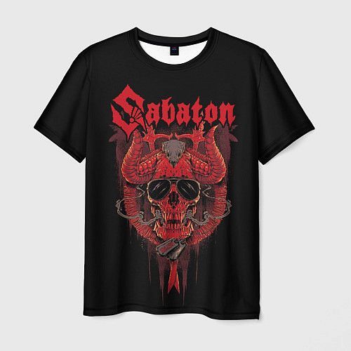 Мужская футболка Sabaton Hell / 3D-принт – фото 1