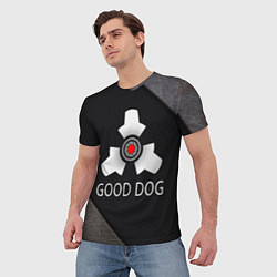 Футболка мужская HL good dog, цвет: 3D-принт — фото 2