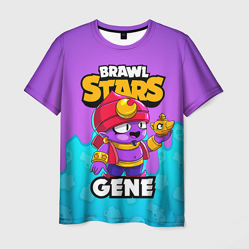 Мужская футболка BRAWL STARS GENE / 3D-принт – фото 1