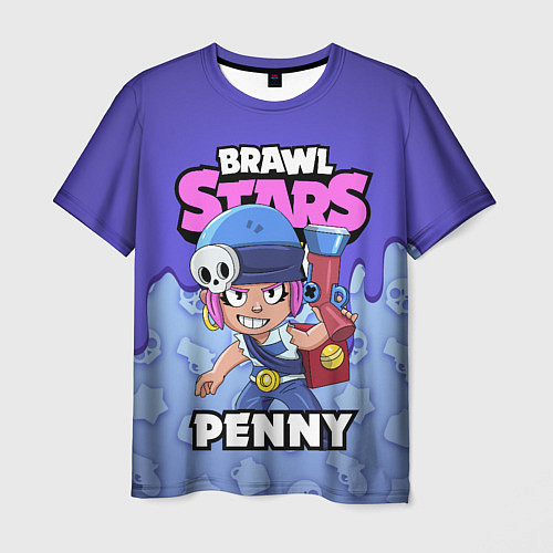 Мужская футболка BRAWL STARS PENNY / 3D-принт – фото 1