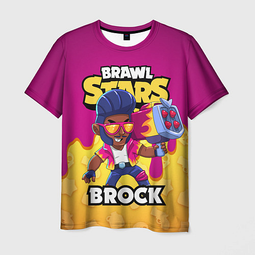 Мужская футболка BRAWL STARS BROCK / 3D-принт – фото 1
