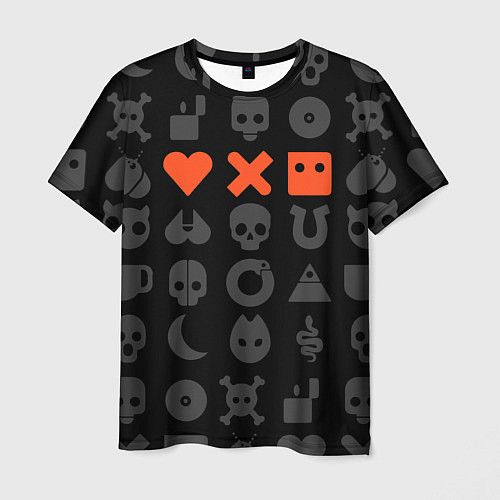 Мужская футболка LOVE DEATH ROBOTS LDR / 3D-принт – фото 1