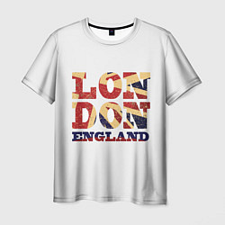 Футболка мужская London, цвет: 3D-принт