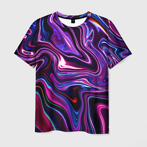 Мужская футболка Abstract Fluid / 3D-принт – фото 1