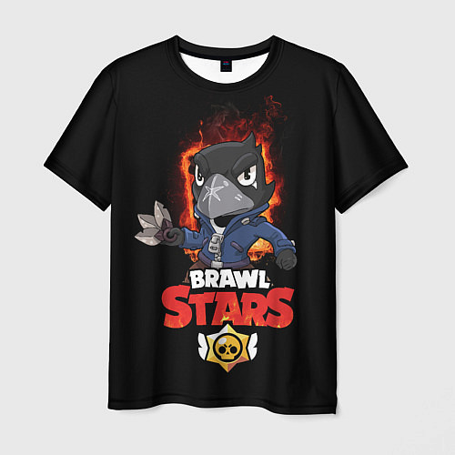 Мужская футболка Crow Brawl Stars / 3D-принт – фото 1