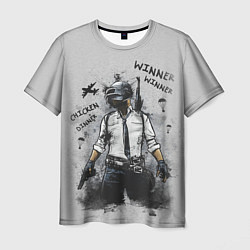 Футболка мужская PUBG, цвет: 3D-принт