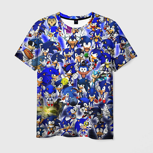 Мужская футболка All of Sonic / 3D-принт – фото 1