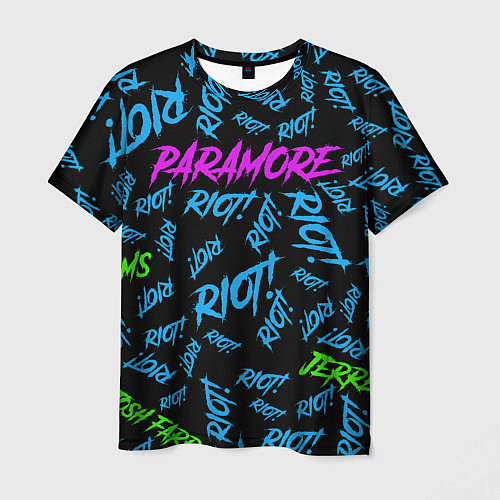 Мужская футболка Paramore RIOT! / 3D-принт – фото 1