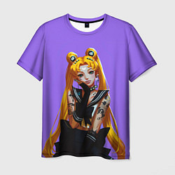 Футболка мужская SAILOR MOON, цвет: 3D-принт