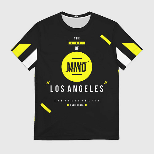 Мужская футболка Off-White: Los Angeles / 3D-принт – фото 1