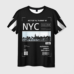 Футболка мужская Off-White: NYC, цвет: 3D-принт