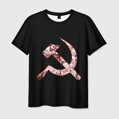 Мужская футболка Anime USSR / 3D-принт – фото 1