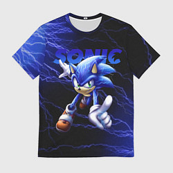 Футболка мужская SONIC, цвет: 3D-принт